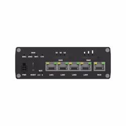Teltonika RUTM50 routeur sans fil Gigabit Ethernet Bi-bande (2,4 GHz / 5 GHz) 5G Noir - Vue supplémentaire 4