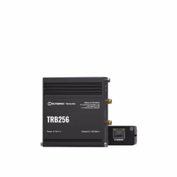 Teltonika TRB256, Noir, Aluminium, IP30, CE: EN IEC 62368-1:2020 + A11:2020, EN IEC 62311:2020 RCM: AS/NZS 62368.1:2022 CB: I ...