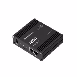 Teltonika Routeur industriel 4G LTE RUT361 Cat 6 LTE, WiFi 4, 2x RJ45 100 Mb/s, IP30, Routeur de réseau cellulaire, Noir, Alu ...
