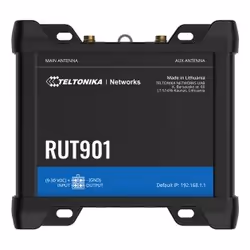 Teltonika RUT901, Routeur de réseau cellulaire, Noir, Aluminium, Fast Ethernet, 10,100 Mbit/s, IEEE 802.11b, IEEE 802.11g, IE ...