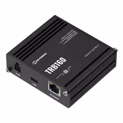Teltonika TRB160 4G LTE Cat6 IoT-Gateway, Acier, Aluminium, IP30, IP30, Externe, SMA