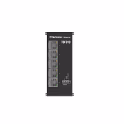 Teltonika NETWORKS TSF010 Flat Ethernet Switch Non-géré Fast Ethernet (10/100) DIN rail Noir