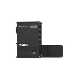 Teltonika NETWORKS TSW040 8-Port PoE+ Switch Non-géré Fast Ethernet (10/100) Connexion Ethernet, supportant l'alimentation via ce port (PoE) Noir