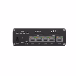 Teltonika RUTC50 routeur sans fil Gigabit Ethernet Bi-bande (2,4 GHz / 5 GHz) 5G Noir - Vue supplémentaire 5