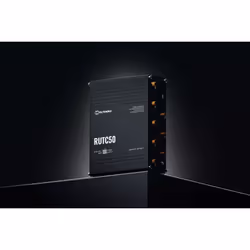 Teltonika RUTC50 routeur sans fil Gigabit Ethernet Bi-bande (2,4 GHz / 5 GHz) 5G Noir - Vue supplémentaire 6