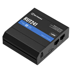 Teltonika RUT241 eSIM | Industrieller 4G-LTE-Router | Cat 4, 2x RJ45 100Mb/s, eSIM Routeur de réseau cellulaire
