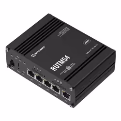 Teltonika RUTM54 routeur sans fil Gigabit Ethernet Bi-bande (2,4 GHz / 5 GHz) 5G Noir - Vue supplémentaire 3
