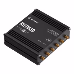 Teltonika RUTM30 routeur sans fil Gigabit Ethernet Dual-band (2.4 GHz / 6 GHz) 5G Noir - Vue supplémentaire 3
