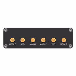 Teltonika RUTM30 routeur sans fil Gigabit Ethernet Dual-band (2.4 GHz / 6 GHz) 5G Noir - Vue supplémentaire 5