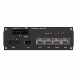 Teltonika 5G industrial router with RS232/485 routeur sans fil Gigabit Ethernet Bi-bande (2,4 GHz / 5 GHz) Noir - Vue supplémentaire 4