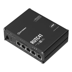 Teltonika RUTC41 routeur sans fil Gigabit Ethernet Bi-bande (2,4 GHz / 5 GHz) 5G Noir
