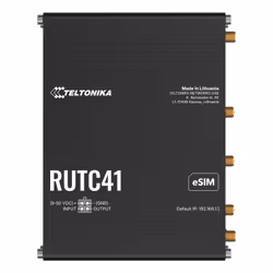 Teltonika RUTC41 routeur sans fil Gigabit Ethernet Bi-bande (2,4 GHz / 5 GHz) 5G Noir - Vue supplémentaire 3