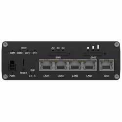 Teltonika RUTC41 routeur sans fil Gigabit Ethernet Bi-bande (2,4 GHz / 5 GHz) 5G Noir - Vue supplémentaire 4