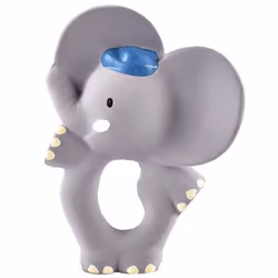 TIKIRI Alvin the Elephant, Garçon/Fille, Caoutchouc, Gris