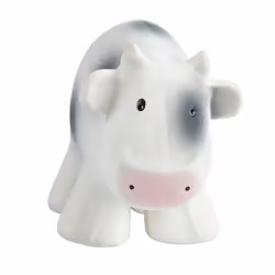 TIKIRI Cow, Garçon/Fille, Caoutchouc, Gris, Blanc
