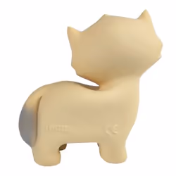 TIKIRI My First Arctic Fox -Organic Natural Rubber Teether, Baby Rattle & Bath Toy anneau de dentition