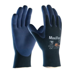 ATG - Gant MaxiFlex® Elite™ 34-274 taille 10 bleu/bleu nylon avec nitrile microporeux en 388 catégorie epi ii