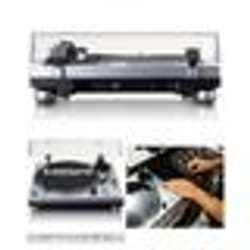 Platine vinyle - LENCO - L-3809 - Entraînement direct - Encodage USB - Préamplificateur intégré
