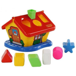 Jouet éducatif - POLESIE - 3354 - Maison trieuse colorée - 6 formes - 12 mois et plus