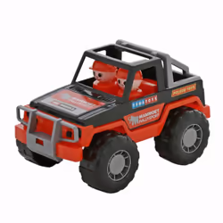 Polesie Mammoet, Voiture, Plastique, Noir, Rouge