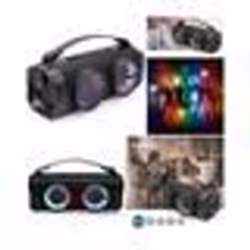 Enceinte Sono Portable - KARAOKE - Bluetooth 5.0 - 24W RMS - Etanche IPX5 - LED RVB