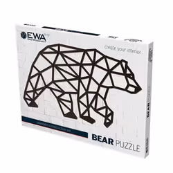 Puzzle mural en bois - Ours 76 cm