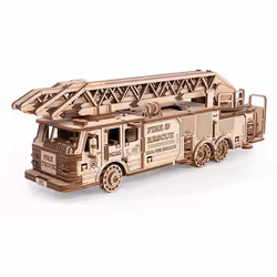 Maquette 3D en bois - Camion de pompier 378 cm