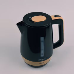 Feel-Maestro MR033 black, 1,7 L, 2200 W, Noir, Plastique, Indicateur de niveau d'eau, Arrêt de sécurité en cas de surchauffe