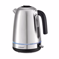 Maestro MR-050 Bouilloire électrique avec éclairage, argent 1,7 L