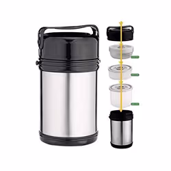 MAESTRO MR1635 RéCIPIENT ISOTHERME 2 L 3 RéCIPIENTS ACIER INOXYDABLE M
