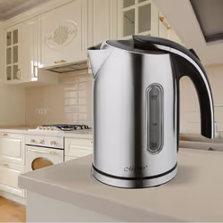 Feel-Maestro MR059 bouilloire 1,7 L 2000 W Noir, Acier inoxydable