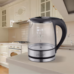 Feel-Maestro MR062 bouilloire 1,2 L 1630 W Noir, Transparent