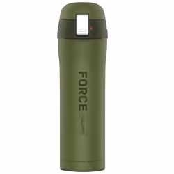 Bouteille isotherme - Thermos - Maestro Force - 400 ml - Acier inoxydable - Vert