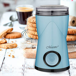 Feel-Maestro MR-453-BLUE appareil à moudre le café 180 W Bleu