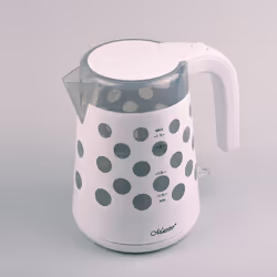 Feel-Maestro MR045 white, 1,7 L, 2200 W, Blanc, Plastique, Thermostat réglable, Indicateur de niveau d'eau