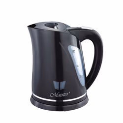 Maestro MR038, 1,7 L, 2000 W, Noir, Indicateur de niveau d'eau, Arrêt de sécurité en cas de surchauffe, Filtrage
