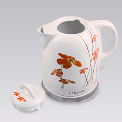 Feel-Maestro MR-066-RED FLOWERS bouilloire 1,5 L 1200 W Rouge, Blanc