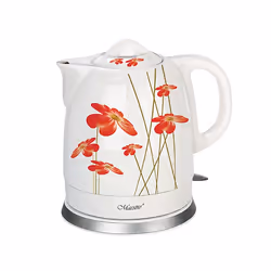 Feel-Maestro MR-066-RED FLOWERS bouilloire 1,5 L 1200 W Rouge, Blanc - Vue supplémentaire 4
