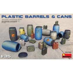 Mini Art Plastic Barrels & Cans