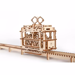 UGears Tram On Rails Puzzle 3D 154 pièce(s)