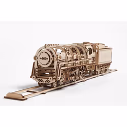 UGears Steam Locomotive Puzzle 3D 443 pièce(s)