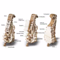 UGears UGE 412064 puzzle Puzzle 3D 292 pièce(s) Musique
