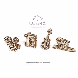 UGears UTG0036 puzzle Puzzle 3D 8 pièce(s)