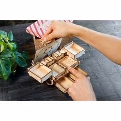 UGears Antique Box Puzzle 3D 185 pièce(s) - Vue supplémentaire 22