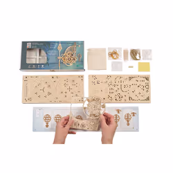 UGears Aero Clock Mechanical Model Puzzle 3D 320 pièce(s) - Vue supplémentaire 11