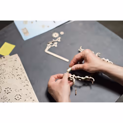 UGears Marble Run Chain Hoist model kit Puzzle 3D 400 pièce(s) - Vue supplémentaire 15