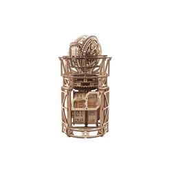UGEARS Maquette Horloge Bois Puzzle - Horloge de Bureau à tourbillon Sky Watcher Puzzle Bois 3D - Maquette en Bois à Construire