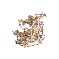 Puzzle 3D en bois - UGEARS - Circuit de billes avec 10 billes - Maquette à construire - 315 pièces