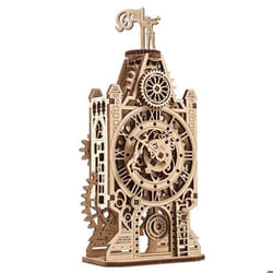Mini Maquette en bois : Ancienne tour dhorloge