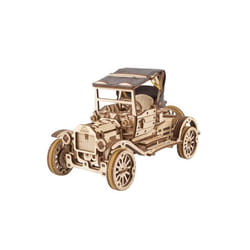 Puzzle 3D - UGEARS - Voiture rétro UGR-T - Toit escamotable - Moteur 4 cylindres - 337 pièces